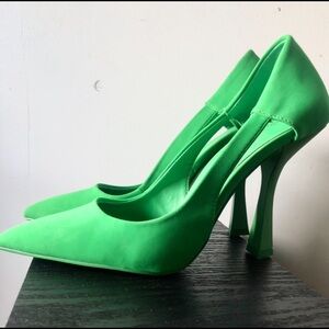 Elegant Green Women's Heels